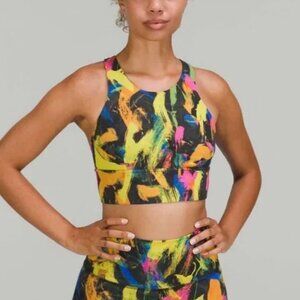 Lululemon Wunder Train Longline Bra *Medium Support, C/D Cup Undertone Black (6)